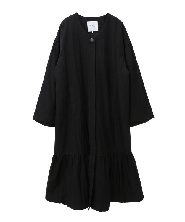 Green Parks ■ＥＳＣＡＲ　パディングロングコート Black