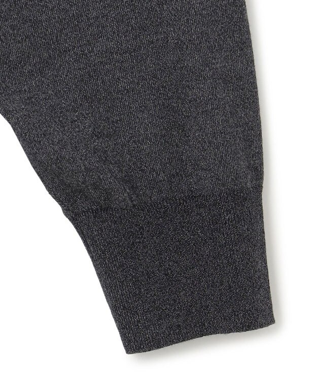 23区 【洗える】オータムシャイニー ニットパーカー グレー系