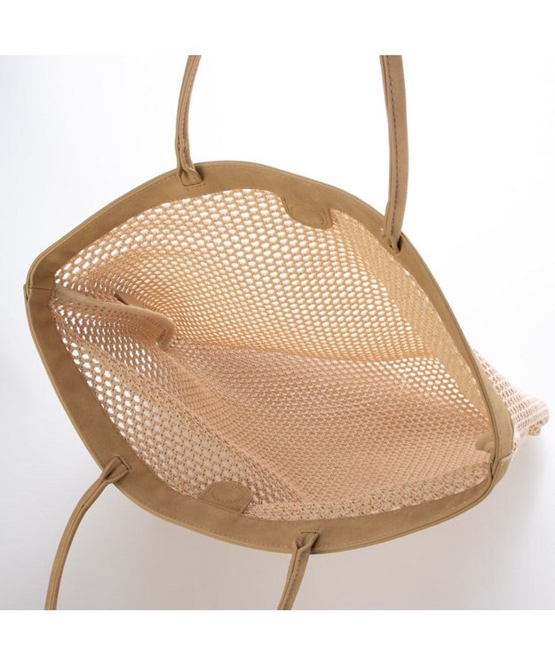 UNBILLION カカトゥ kakatoo / メッシュスクエアバッグ ベージュ