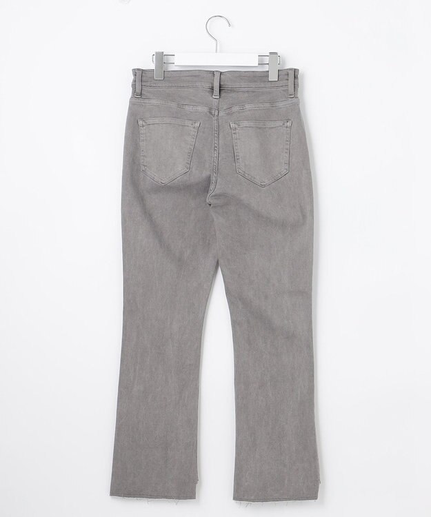自由区 【XSサイズ～/洗える】365DENIM アンクルフレア パンツ ライトグレー系