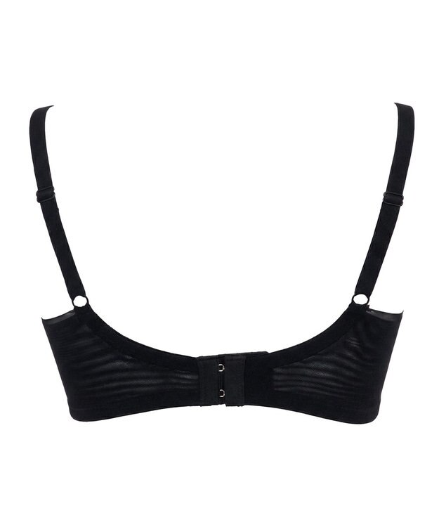 BRADELIS New York 【BRADELIS FIT】Sheer Skin Bra 補正下着 補整 ブラジャー 響きにくいモールドカップ ブラック