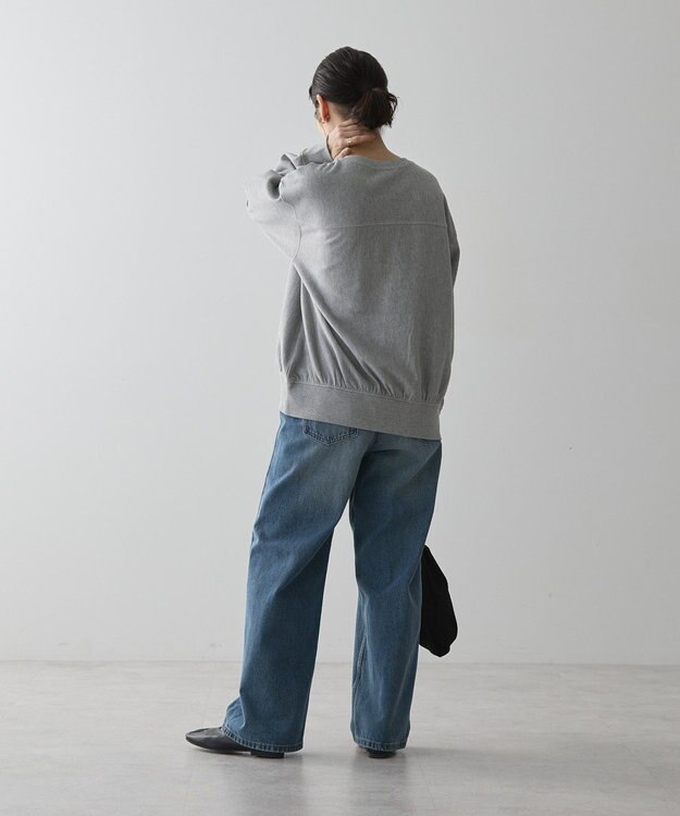 AMERICAN HOLIC Ｌｉｂｅｒｔｙ　Ｐａｒｋ刺繍スウェット2 Light Gray Mixture