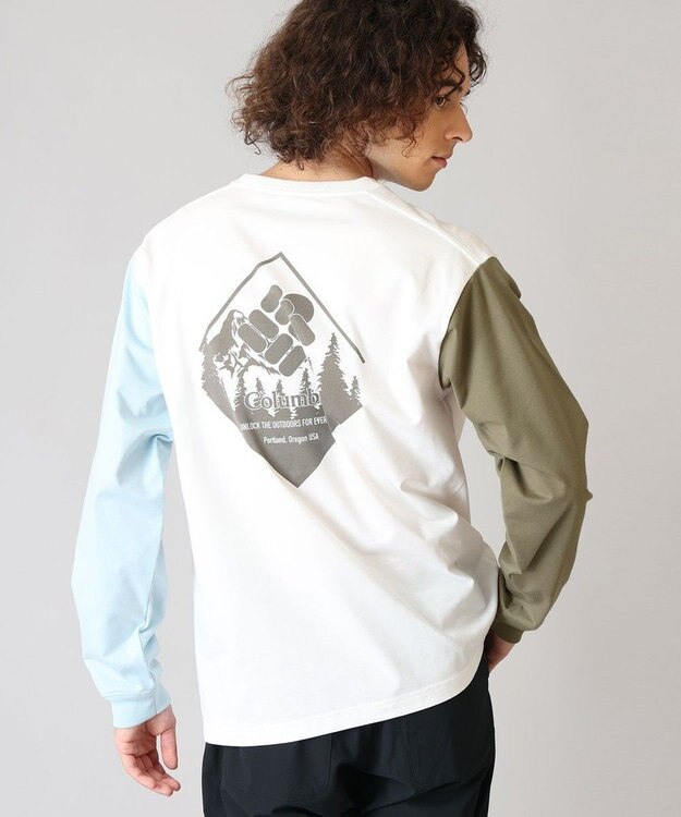 Columbia Columbia/ アーバンハイクグラフィックロングスリーブTシャツ /コロンビア Sea Salt Multi