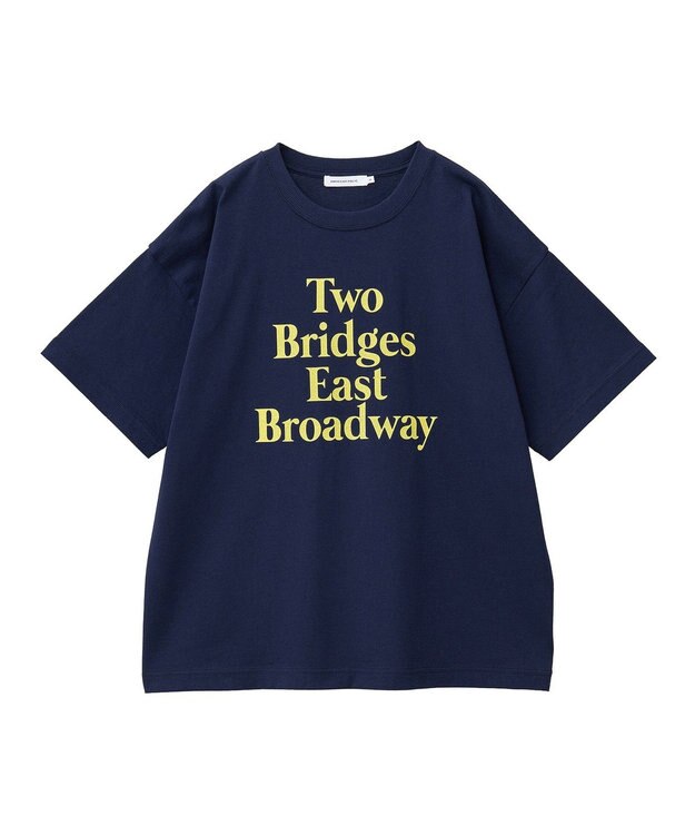 AMERICAN HOLIC カラーロゴTシャツ Navy