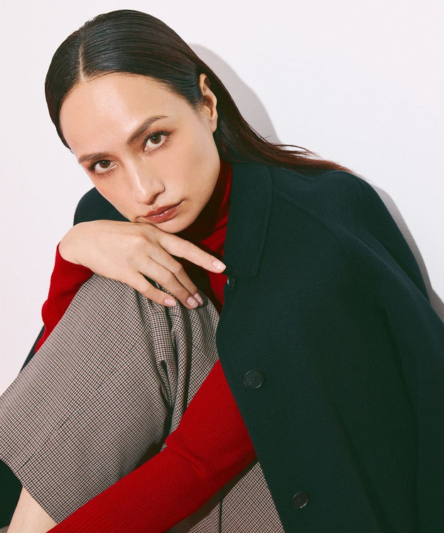 ICB 【30th ANNIVERSARY】ウールガンクラブチェック テーパードパンツ ブラウンチェック