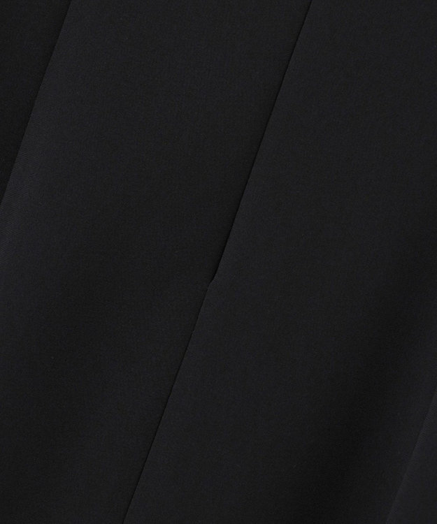 BEIGE， 【洗える】KALMIA / クルーネックIラインロングドレス Black