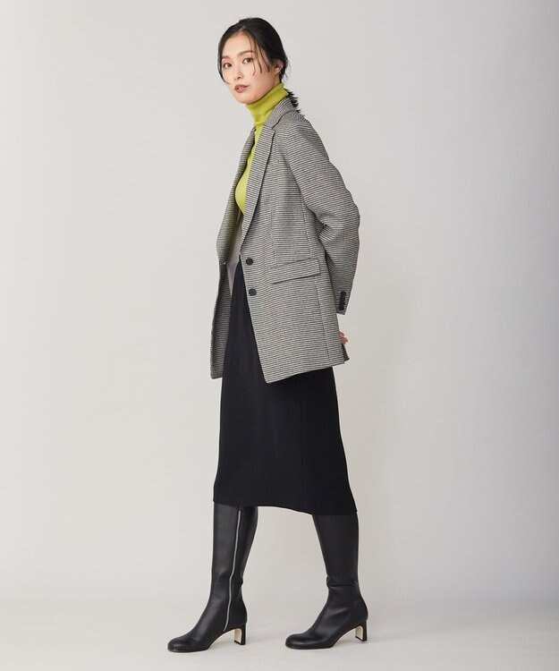 ICB W/Ryチェック テーラードジャケット ブラック系