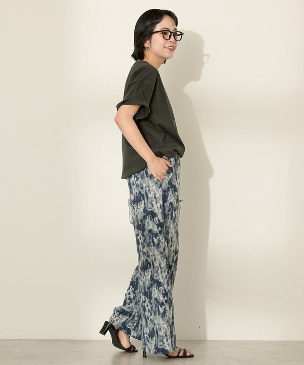 AMERICAN HOLIC カラーロゴTシャツ Charcoal Gray