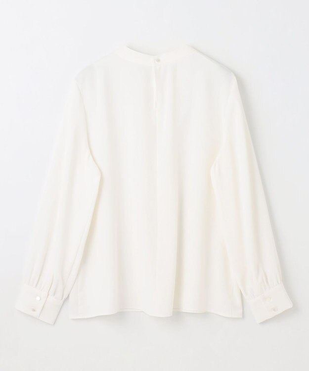 ANY L 【洗濯機可/2WAY】ボウタイブラウス オフ