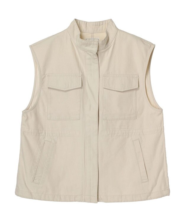 AMERICAN HOLIC ミリタリーアウトポケットベスト Ivory