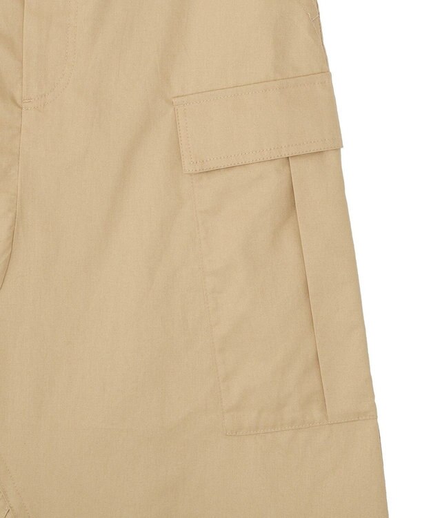 earth music&ecology ミリタリーリメイク風スカート Beige