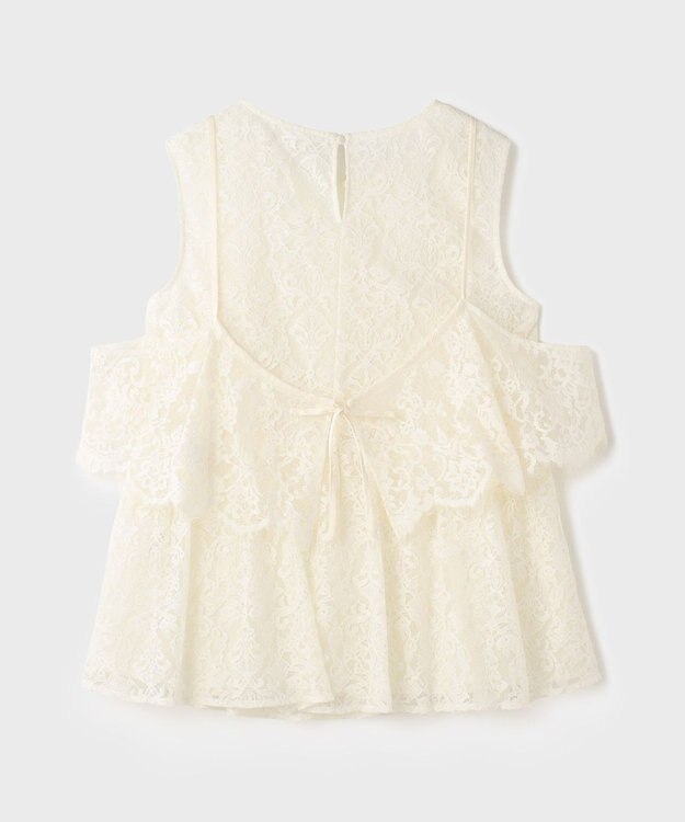 GRACE CONTINENTAL レイヤードレーストップ キナリ