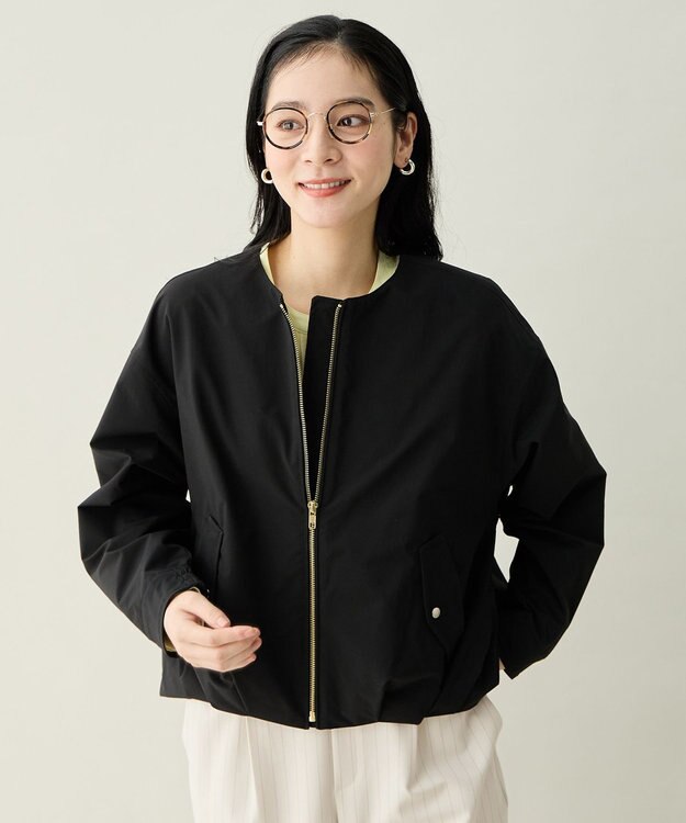 ANY 撥水バルーンブルゾン ブラック