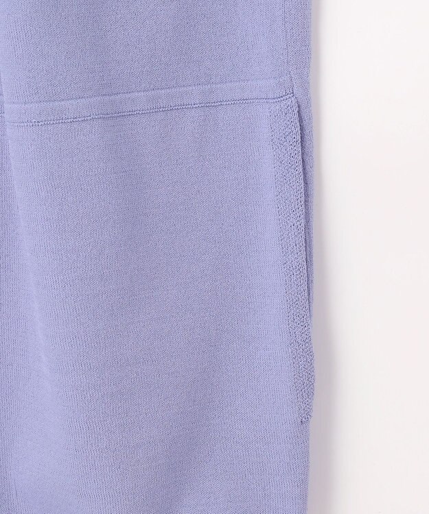 ANY ニットフーディーカーディガン サックス