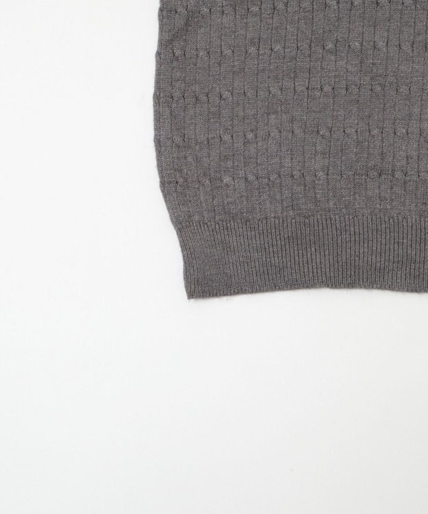 WEGO 【WEB限定/25年秋冬新作】別注USPOLOヘンリーネックニットPO グレー