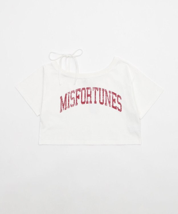 WEGO 2WAYオフショルショートT 柄5