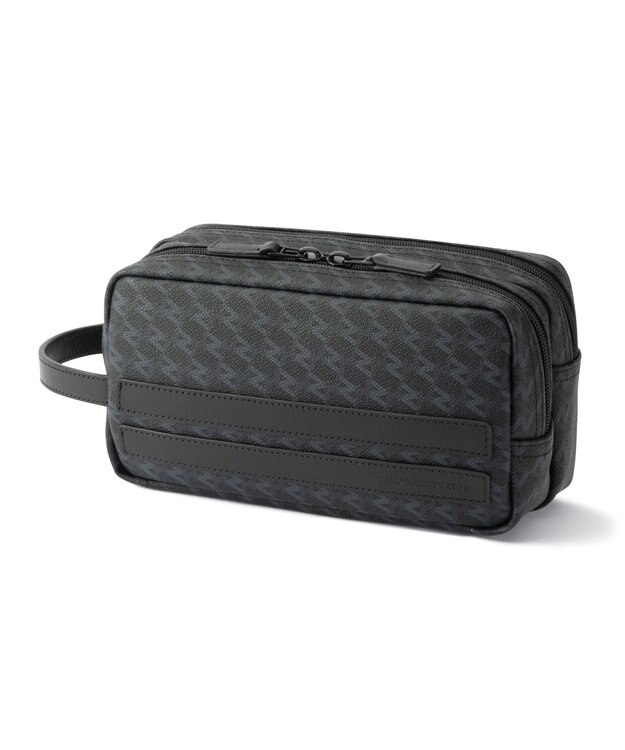 ZERO HALLIBURTON モノグラム カートポーチ 82535 ゴルフバッグ ブラック