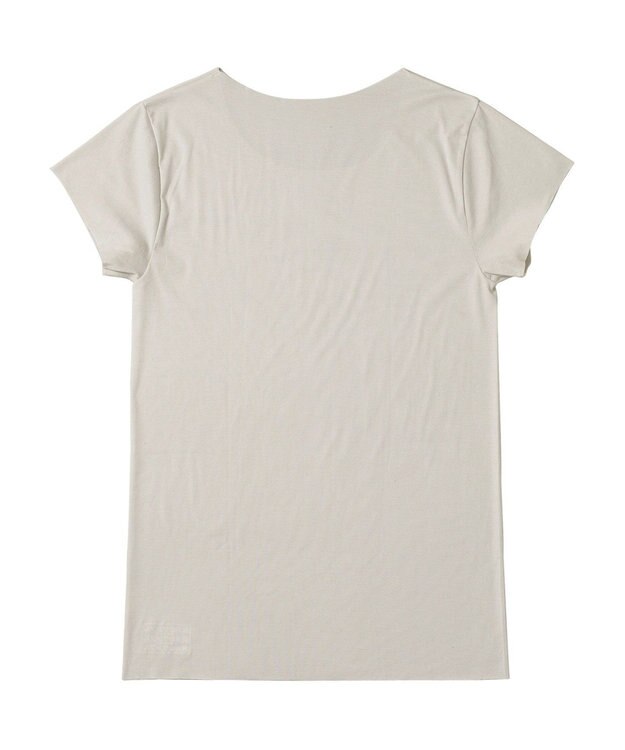 WACOAL MEN 【オーガニック綿混インナー】多機能を着る。綿の贅沢オーガニック フリーなカッティング（ネック・袖・裾）2分袖 GL5210 /ブロス バイ ワコールメン グレー