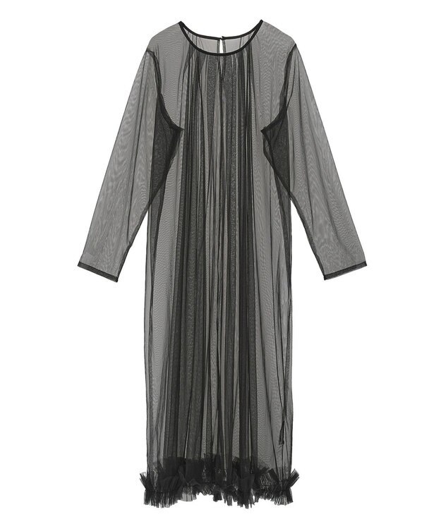 Green Parks ・ＥＬＥＮＣＡＲＥ　ＤＵＥ　チュールワンピース Black