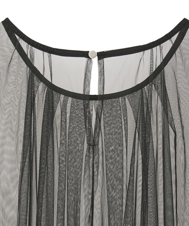 Green Parks ・ＥＬＥＮＣＡＲＥ　ＤＵＥ　チュールワンピース Black