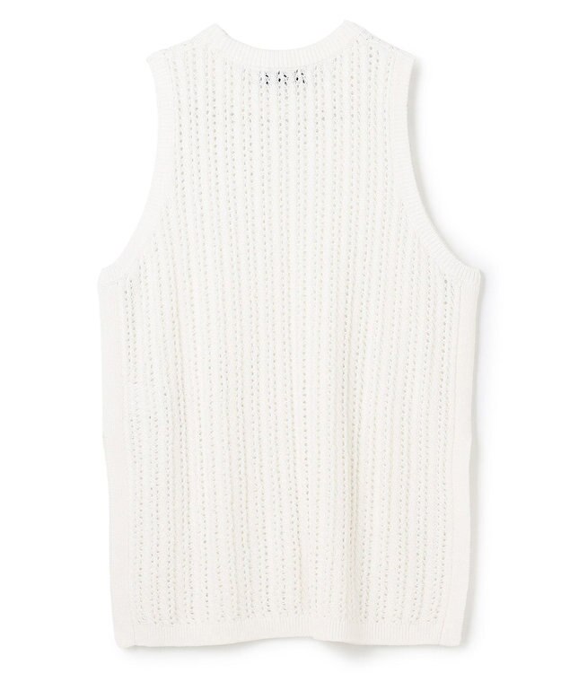 uncrave シースルーケーブルニット ノースリーブトップス オフ