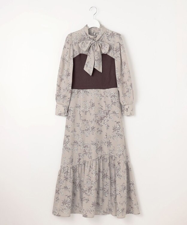 Feroux 【古畑星夏さん着用・3WAY】ビスチェコンビフラワープリント ワンピース ピンク系4