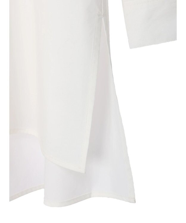 AMERICAN HOLIC ラグランＷポケットオーバーシャツチュニック Off White