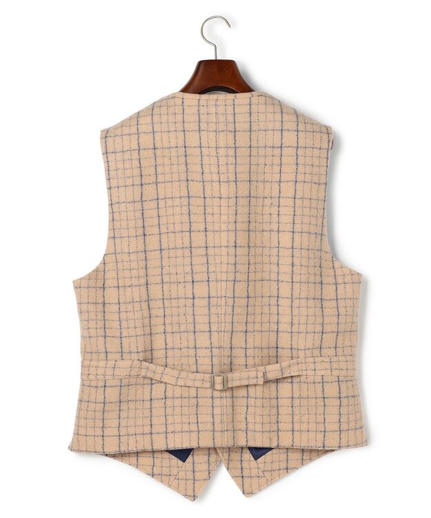J.PRESS MEN 【J.PRESS ORIGINALS】Boil Random Window Pen Over Odd Vest / Japan Made ベージュ系4