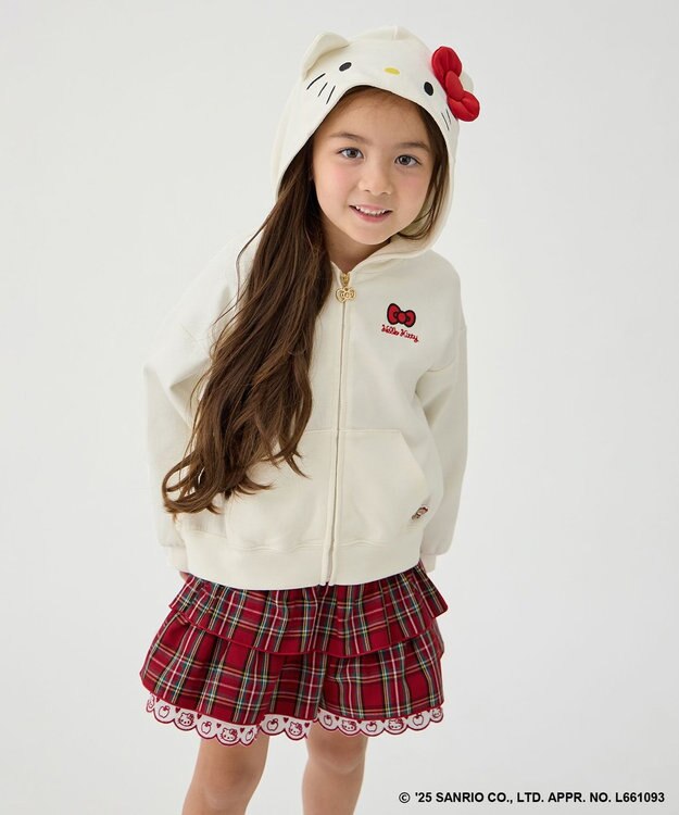ANY KIDS 【ハローキティ×ANY KIDS】なりきりパーカー オフホワイト