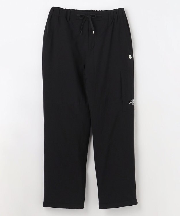 PW CIRCULUS 【撥水加工 / ストレッチ】【MEN】ワイド中綿カーゴパンツ ゴルフ ブラック系