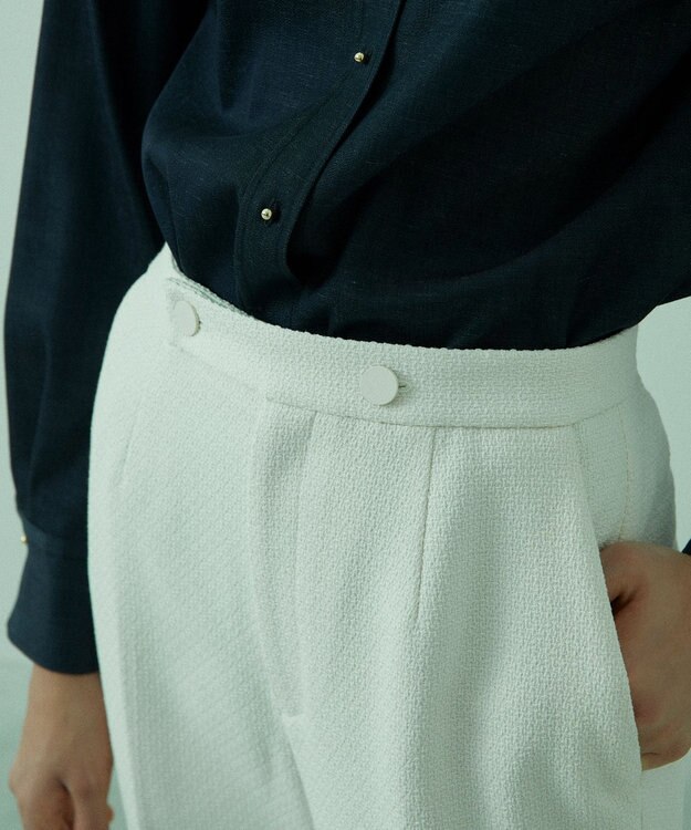 BEIGE， FIG / テーパードパンツ Ecru