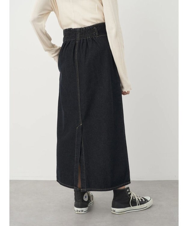 earth music&ecology デニムナロースカート Indigo