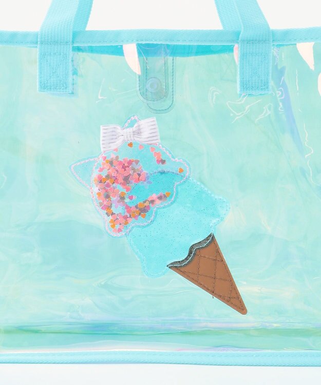 ANY KIDS オーロラ プール バッグ ライトブルー×アイスクリーム