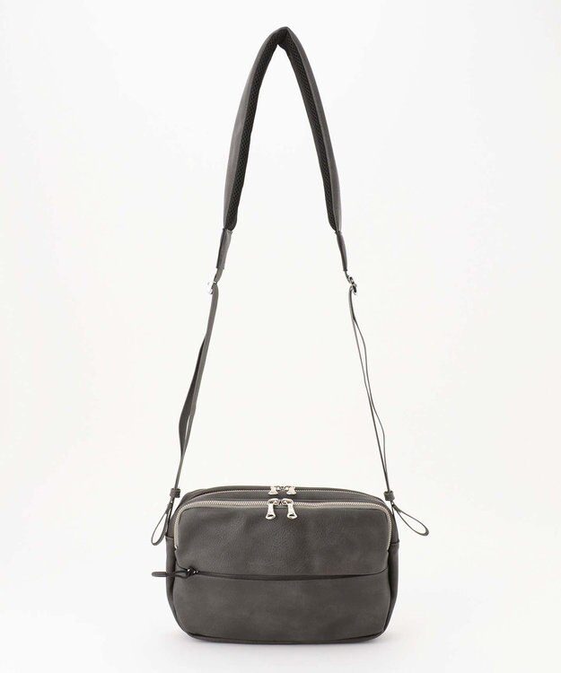 UNBILLION Otias アンティーク仕上げタイプ合皮ショルダーバッグ グレー
