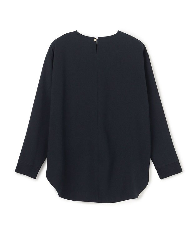 UNFILO ジョーゼット ラウンドテール プルオーバー ネイビー