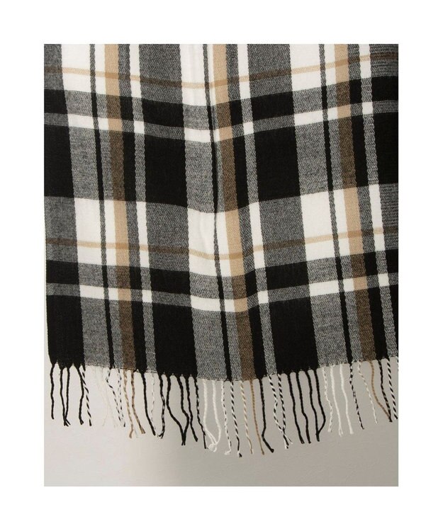 UNBILLION カシュネ cache nez / タータンチェックストール ブラック