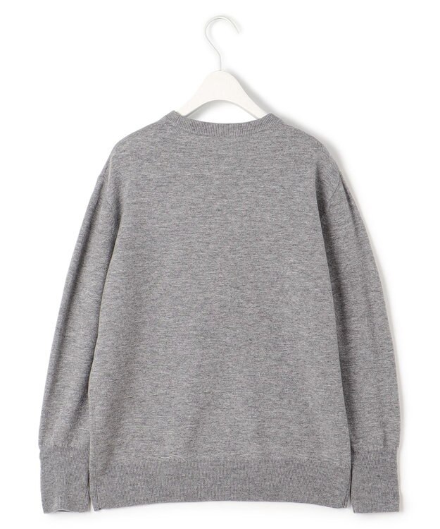 ICB 【洗える】 ジュエルニットプルオーバー ライトグレー系