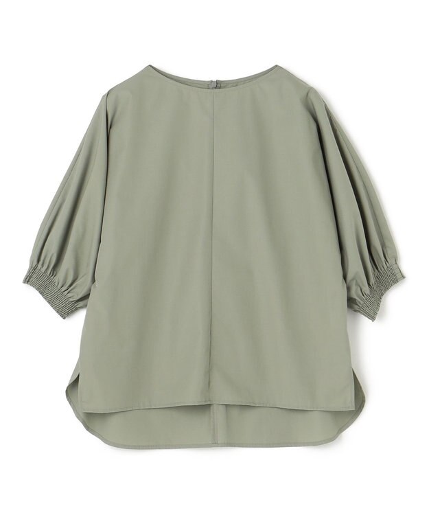 UNFILO イージーケア ドルマンブラウス カーキ