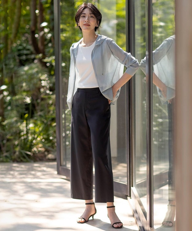 J.PRESS LADIES L 【洗える】ニット タンクトップ ホワイト系