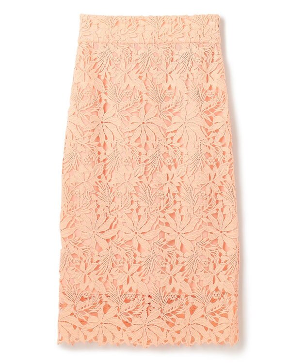 BEIGE， NARCISSUS / レーススカート Peach