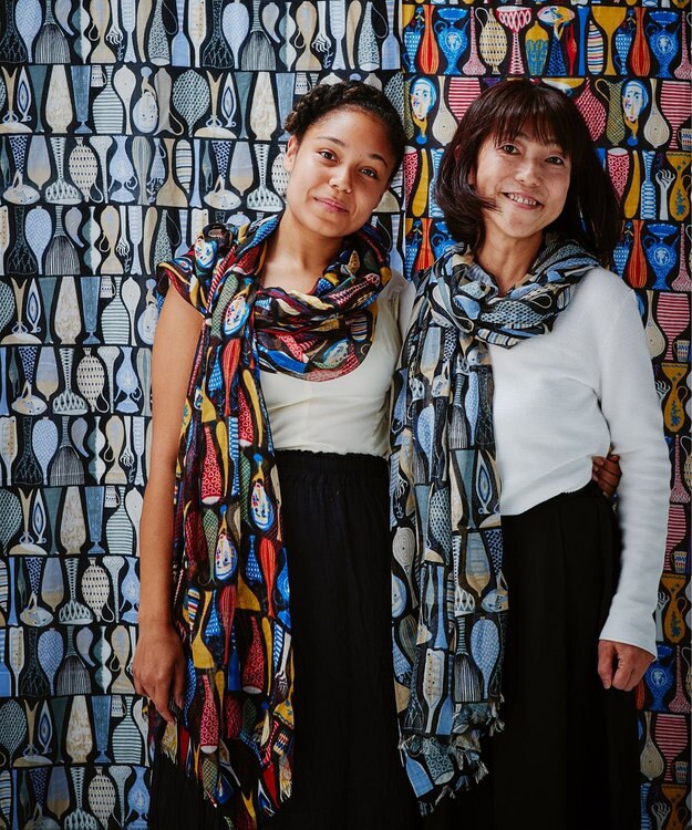 muto スティグリンドベリ ポテリー シルクカシミヤストール lindberg mulch