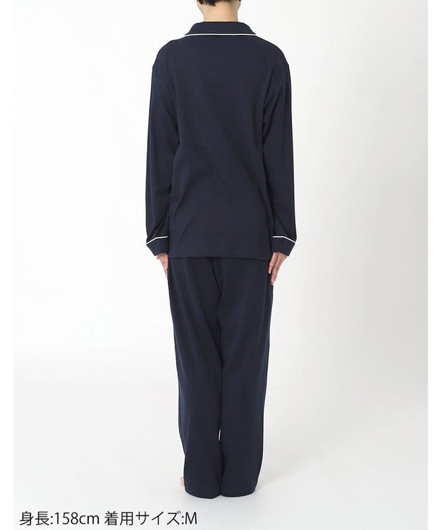 ワコール／睡眠科学 パジャマ 長袖 長ズボン 綿100%(天綿)（本体） ここちよく眠れる なめらかでやわらかい レディース YDX503 睡眠科学／ワコール コン