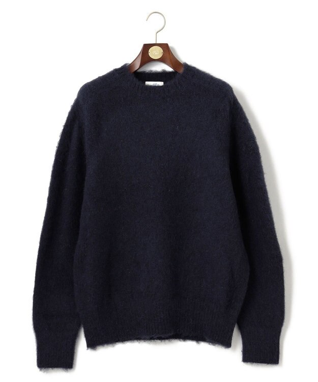 J.PRESS MEN 【J.PRESS ORIGINALS】SHETLAND WOOL SHAGGY KNIT / JAPAN MADE ネイビー系