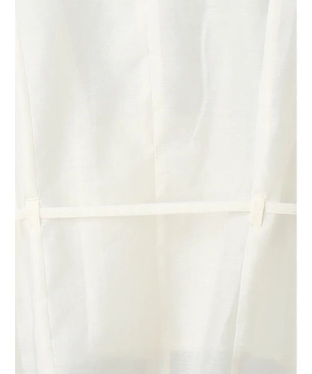 Te chichi ナローリボンシアーペプラムブラウス《2025Autumn catalog vol.2 item》 オフホワイト