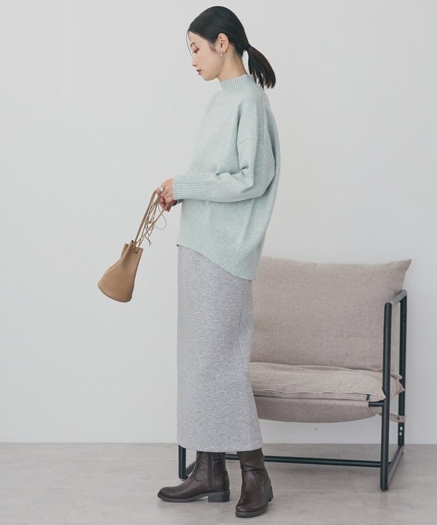 AMERICAN HOLIC ダンボールポンチスカート Light Gray Mixture