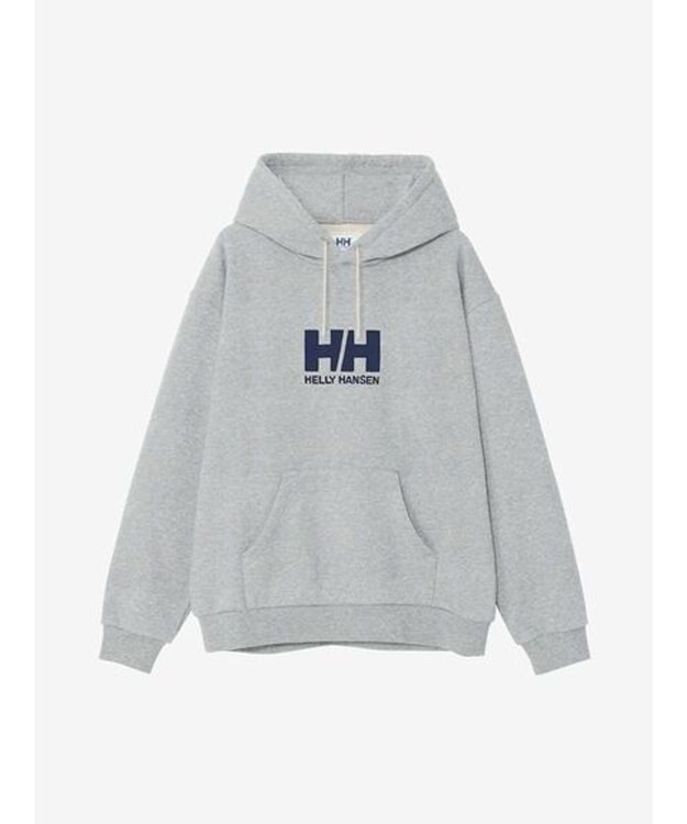 HELLY HANSEN HHロゴパッチスウェットパーカ グレー