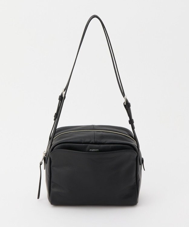 russet kuubo ボックストートバッグ(CE-1633) Black