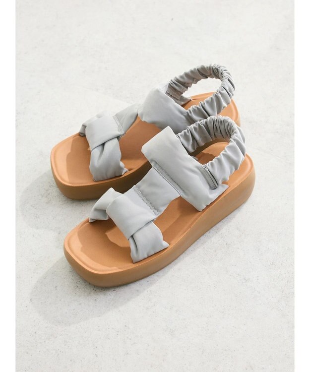 Green Parks ・ｒｉｃｈ　ｂｌｕｅ　ストラップサンダル Gray