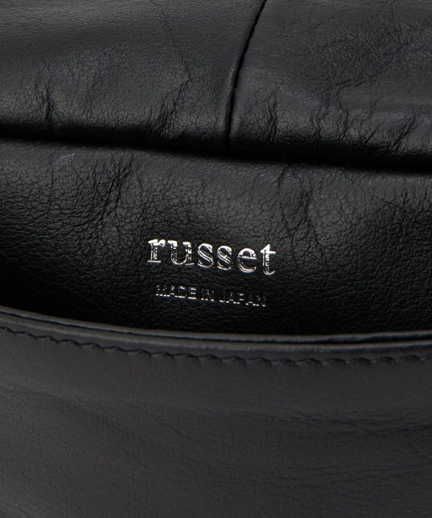 russet kuubo ボックストートバッグ(CE-1633) Black