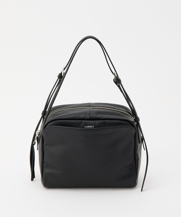 russet kuubo ボックストートバッグ(CE-1633) Black